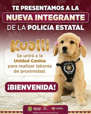 ¡KUALLI SE INTEGRA A LA UNIDAD CANINA!