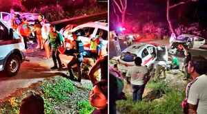 ¡TAXISTA MUERE PRENSADO! - CHOCA DE FRENTE CONTRA CAMIONETA EN TRES VALLES
