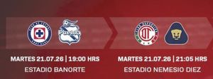 ¡CRUZ AZUL RECIBE A PUEBLA EN EL BANORTE!