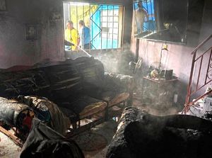 ¡MUJER LESIONADA POR EXPLOSIÓN DE FUGA DE GAS!