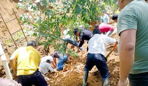 ¡OBRERO PIERDE LA VIDA SEPULTADO EN DERRUMBE!