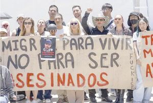 ¡"MIGRAR PARA VIVIR, NO PARA SER ASESINADOS"!