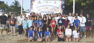 ¡INAUGURAN LIGA INFANTIL DE VOLEIBOL DE PLAYA “GEMELAS CHAY”!
