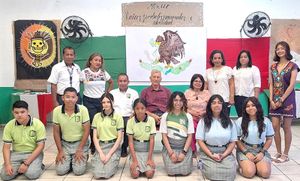 REALIZAN DEMOSTRACIÓN DEL HIMNO NACIONAL MEXICANO