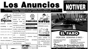 ...LOS ANUNCIOS, AVISOS Y DEMÁS! - DOMINGO, 19 DE JULIO 2026