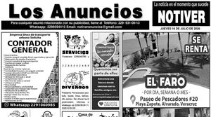 ...LOS ANUNCIOS, AVISOS Y DEMÁS! - JUEVES, 16 DE JULIO 2026