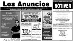 ...LOS ANUNCIOS, AVISOS Y DEMÁS! - MARTES, 14 DE JULIO 2026