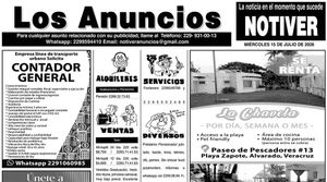...LOS ANUNCIOS, AVISOS Y DEMÁS! - MIÉRCOLES, 15 DE JULIO 2026