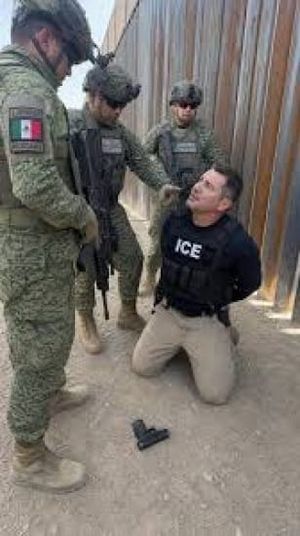 ¡DETIENEN A SUPUESTOS MILITARES ESTADOUNIDENSES CON ARMAS EN EL LIBRE!