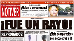 LA PORTADA - JUEVES 20 DE AGOSTO 2026