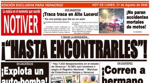 LA PORTADA - LUNES 31 DE AGOSTO 2026