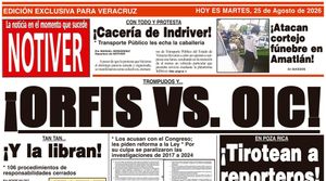 LA PORTADA - MARTES 25 DE AGOSTO 2026