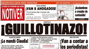 LA PORTADA - MARTES 4 DE AGOSTO 2026