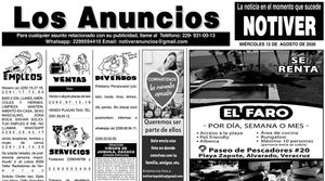 ...LOS ANUNCIOS, AVISOS Y DEMÁS! - MIÉRCOLES, 12 DE AGOSTO 2026