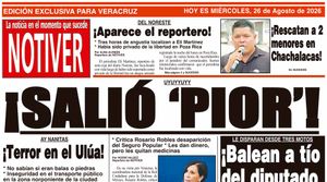 LA PORTADA - MIÉRCOLES 26 DE AGOSTO 2026