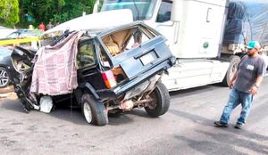 ¡MUERE MUJER EN BRUTAL ACCIDENTE EN TAMPICO ALTO!