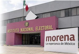 ¡EXIGEN AL INE FRENAR ACTOS ANTICIPADOS DE CAMPAÑA DE MORENA!