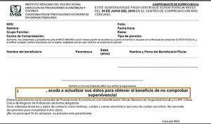 ¡PENSIONADOS TIENEN QUE PRESENTAR EL CERTIFICADO DE SUPERVIVENCIA!