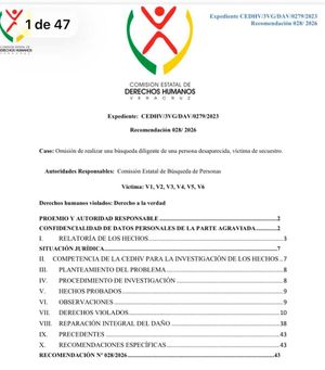 ¡SIMULARON DILIGENCIAS EN LA CEBV! - *Derechos Humanos exhibe irregularidades en caso de secuestrado desde 2015