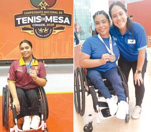 ¡LIA PORTILLA SÁNCHEZ BRILLA EN NACIONAL PARA TENIS DE MESA! - CON DOS MEDALLAS
