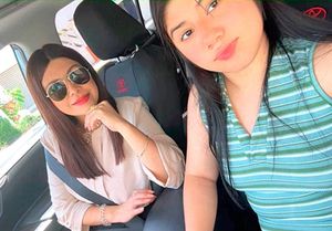 MUY GUAPAS CAPTAMOS A GABY Y KIM...