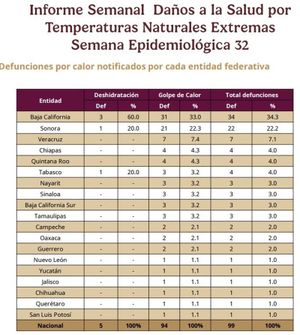 ¡GOLPES DE CALOR MORTAL! - SIETE MUERTES
