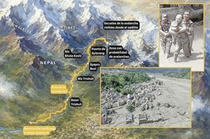¡LA AVALANCHA DEJÓ MÁS DE 160 MUERTOS Y CIENTOS DE DESAPARECIDOS EN NEPAL!