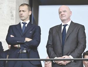 ¡FIFA Y UEFA FUMAN LA PIPA DE LA PAZ!