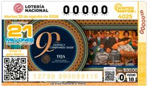 ¡CAE EN ORIZABA! - *La Lotería Nacional, premio de 300 mil pesos