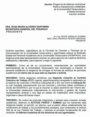 ¡TAMBORES DE GUERRA! - EN EL FESAPAUV