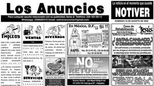 ...LOS ANUNCIOS, AVISOS Y DEMÁS! - DOMINGO, 16 DE AGOSTO 2026