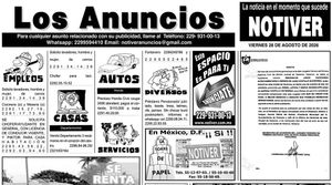 ...LOS ANUNCIOS, AVISOS Y DEMÁS! - VIERNES, 28 DE AGOSTO 2026