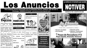 ...LOS ANUNCIOS, AVISOS Y DEMÁS! - VIERNES, 7 DE AGOSTO 2026