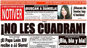LA PORTADA - DOMINGO 13 DE SEPTIEMBRE 2026