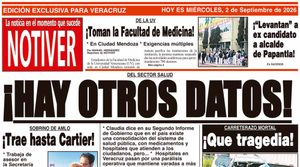 LA PORTADA - MIÉRCOLES 2 DE SEPTIEMBRE 2026