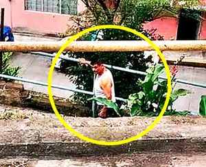 ¡MARIHUANO ASALTÓ A TAXISTA ATRÁS DE LA PARROQUIA SANTA RITA!