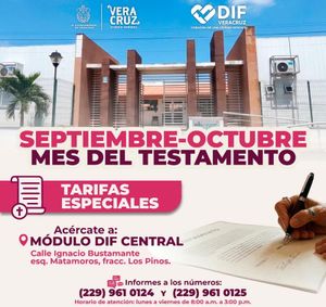 ¡SIGUE EL MES DEL TESTAMENTO!