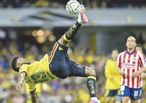 ¡GOLAZO EN EL CLASICO! - *El colombiano Miguel Borja revive al América que perdía y terminó empatando a 2 goles