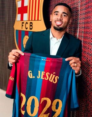 ¡DELANTERO BRASILEÑO GABRIEL JESUS LLEGA A REFORZAR AL BARSA!