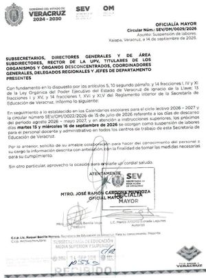 ¡NO HAY CLASES! - Y EN TODO EL ESTADO