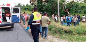 ¡MURIÓ CAMPESINO POR MOTOCICLETAZO!
