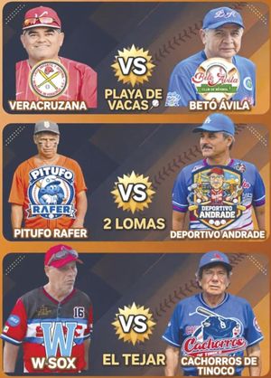 ¡TRIUNFOS DE RAFER Y ANDRADE EN LA PELOTA DE VETERANOS!