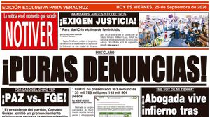 LA PORTADA - VIERNES 25 DE SEPTIEMBRE 2026