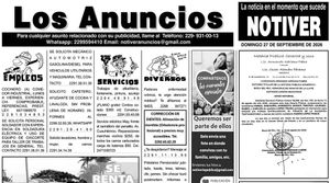 ...LOS ANUNCIOS, AVISOS Y DEMÁS! - DOMINGO, 27 DE SEPTIEMBRE 2026
