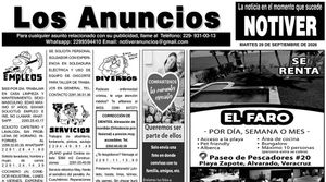 ...LOS ANUNCIOS, AVISOS Y DEMÁS! - MARTES, 29 DE SEPTIEMBRE 2026