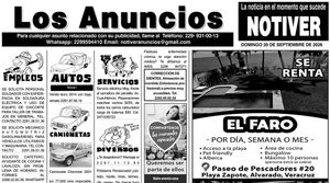 ...LOS ANUNCIOS, AVISOS Y DEMÁS! - DOMINGO, 20 DE SEPTIEMBRE 2026