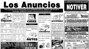 ...LOS ANUNCIOS, AVISOS Y DEMÁS! - SÁBADO, 5 DE SEPTIEMBRE 2026