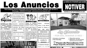 ...LOS ANUNCIOS, AVISOS Y DEMÁS! - VIERNES, 25 DE SEPTIEMBRE 2026