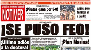 LA PORTADA - DOMINGO 18 DE OCTUBRE 2026