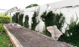 ¡COLAPSÓ BARDA EN EL AEROPUERTO DE VERACRUZ!